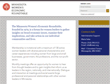 Tablet Screenshot of mnwer.org
